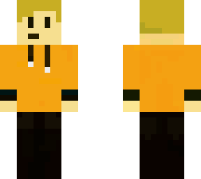 orange hoodie boy