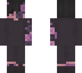 purple flowers boy
