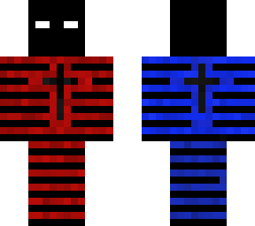 red and blue