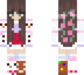 snowman hannahxxrose christmas skin