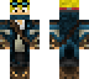 steampunk guy with hair