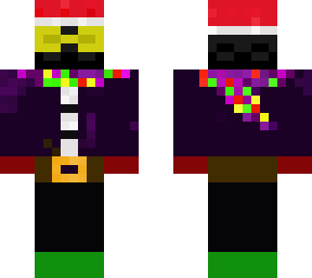a christmas enderman