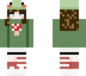 a mushroom frog skin / un skin de hongo y rana :3