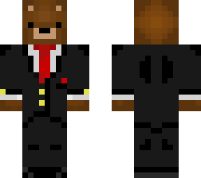 bear with suit