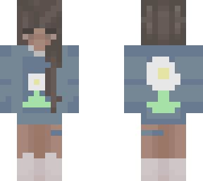 blue-flower gir;