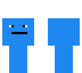 blue man