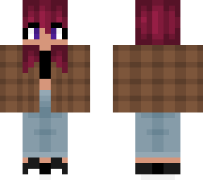 brown chequred jacket