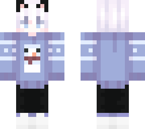cute winter cat boy uwu