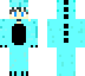 dinosaur raptor (turquoise)