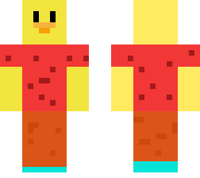duck with clothes