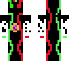 green and red