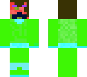 green jumpsuit