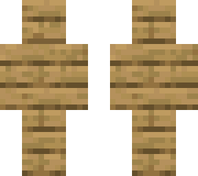 hide in the plank! *-oak plank skin-*