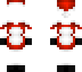 ob - red christmas maiden dress w/ hat