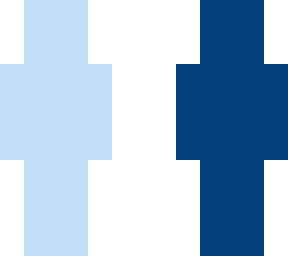 shaded blue