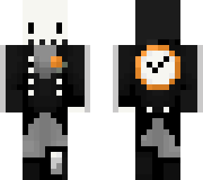skull mask with jacket and hood