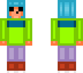 slime girl using random palette