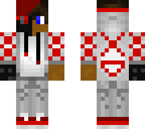 the red half