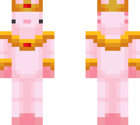 Axolotl King | Minecraft Skin