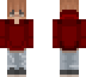 blonde eboy with red hoodie
