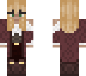 blonde girl pirate skin no hat