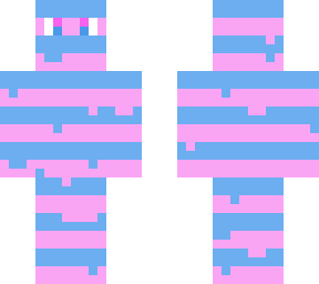 blue and pink melting