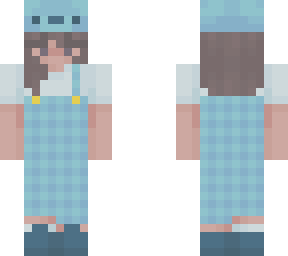 blue bear girl short hair reupload