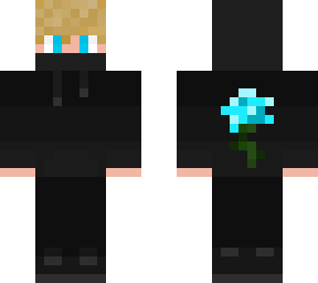 blue rose hoodie