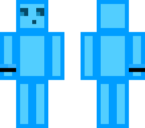 blue slime skin