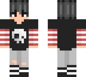 boy w/ skull shirt