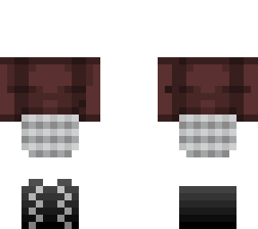 brown top and skirt  ob