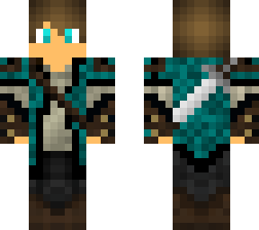 diamond boy (hunter version) - skin minecraft pe