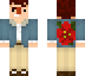 floral guy - winter clothes