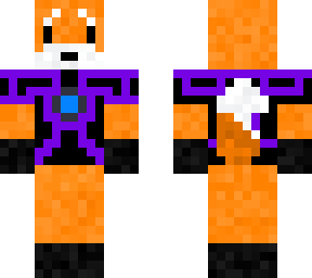 fox in neon tee