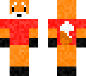 fox in red shirt