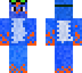 goggled gecko's skin