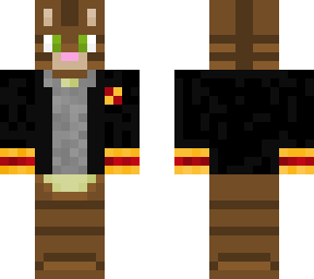 jinx in gryffindor robe