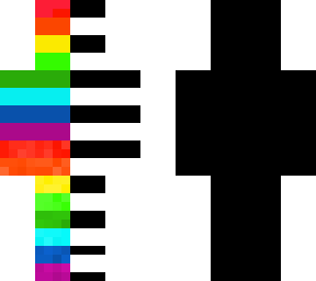 rainbow black