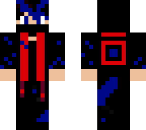red & blue ninja
