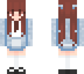 red hair blue softie woman xd
