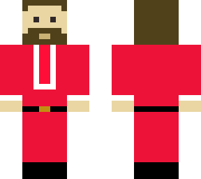 red suit, bossiness man