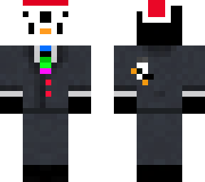 santa hat business penguin