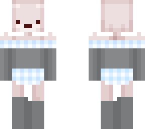 skelly bear with cute plad skirt