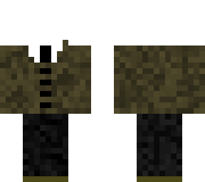 slender man with brown tux