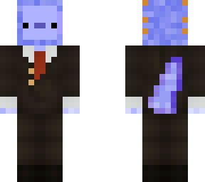 axol in a suit