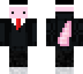 axolotl in a suit