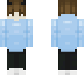 b l u e ~ brown hair version