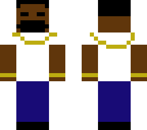black man with mask and drip