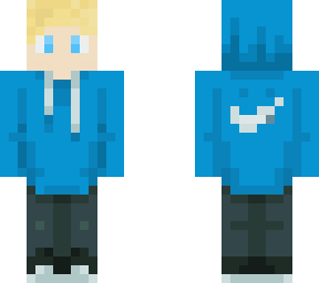 blonde nike jumper boy