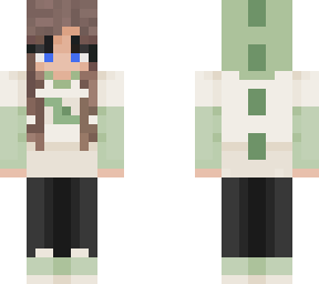 blue eyed dino hoodie girl